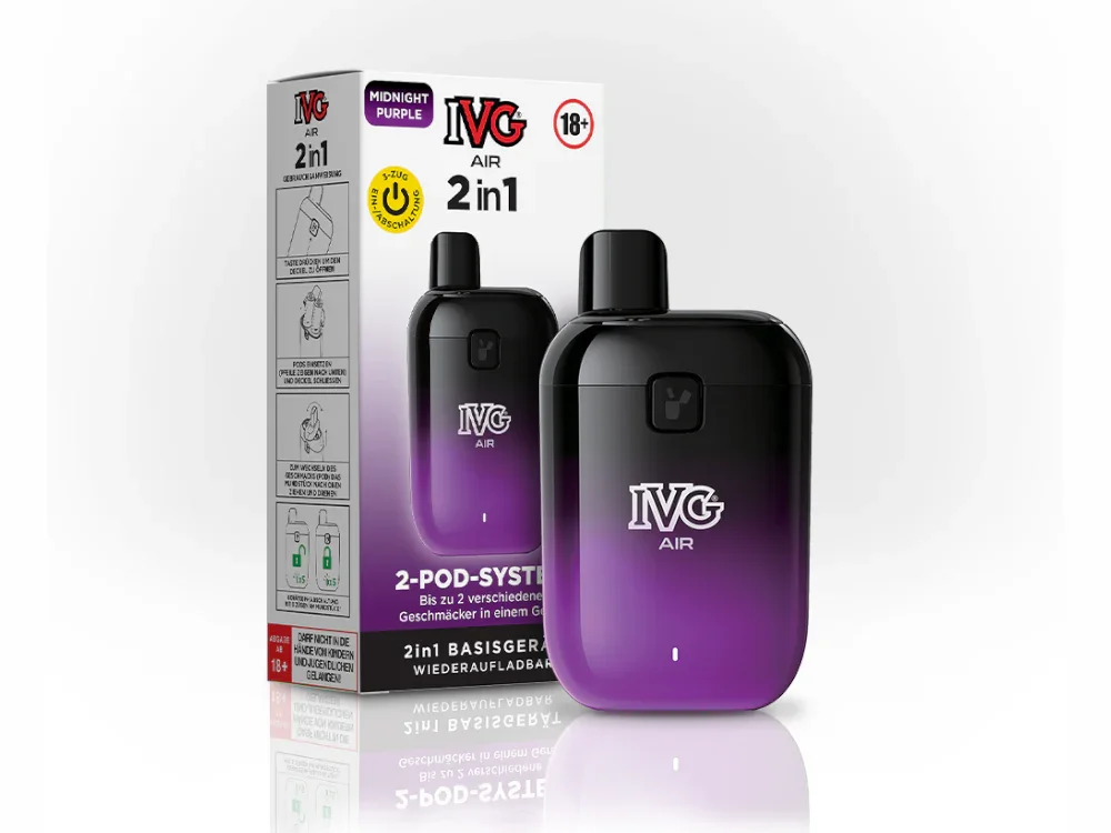 IVG - AIR 2in1 Akku 780 mAh (Basisgerät) midnight lila Kostenfreie Lieferung