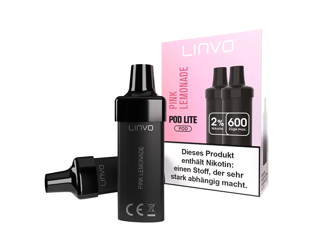 Preiswert Linvo - Pod Lite Cartridge Pink Lemonade 20 mg/ml (2 Stück pro Packung)