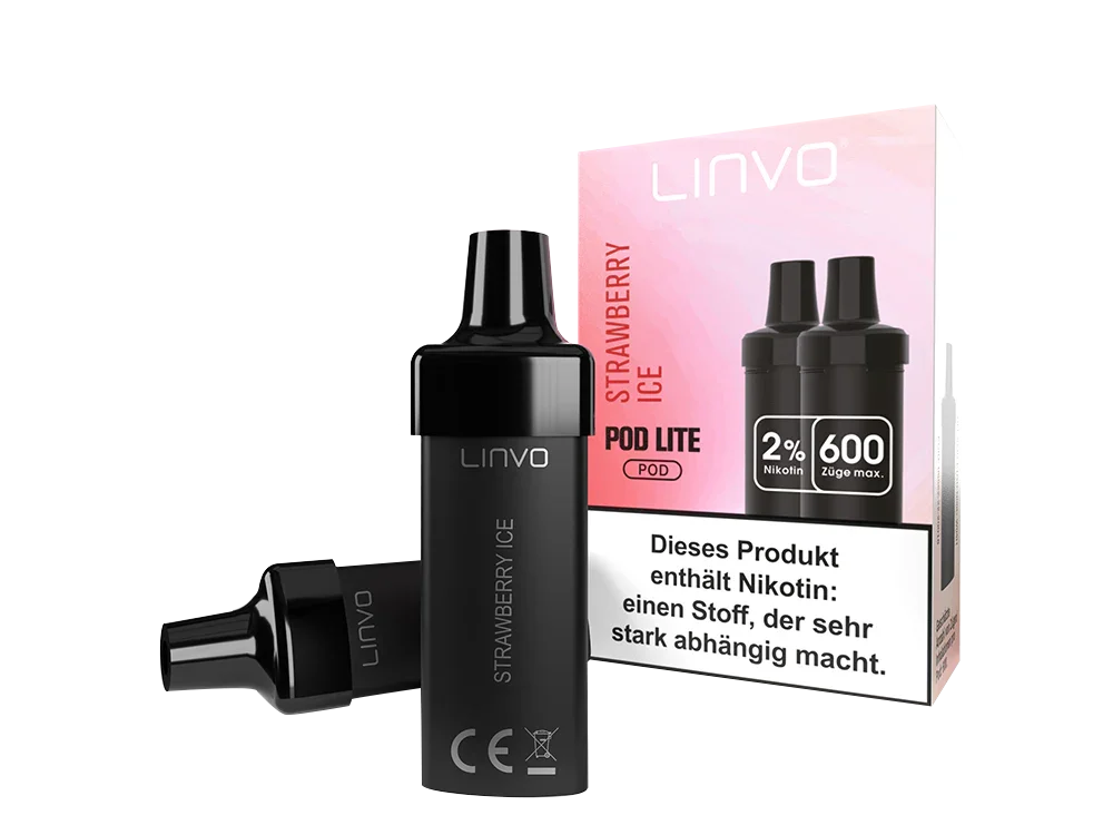 Sonderaktion Linvo - Pod Lite Cartridge Strawberry Ice 20 mg/ml (2 Stück pro Packung) 300er Packung