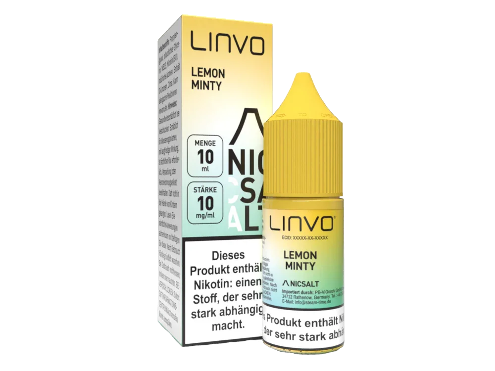 Linvo - Lemon Minty - Nikotinsalz Liquid 10 mg/ml Kostenfreie Lieferung