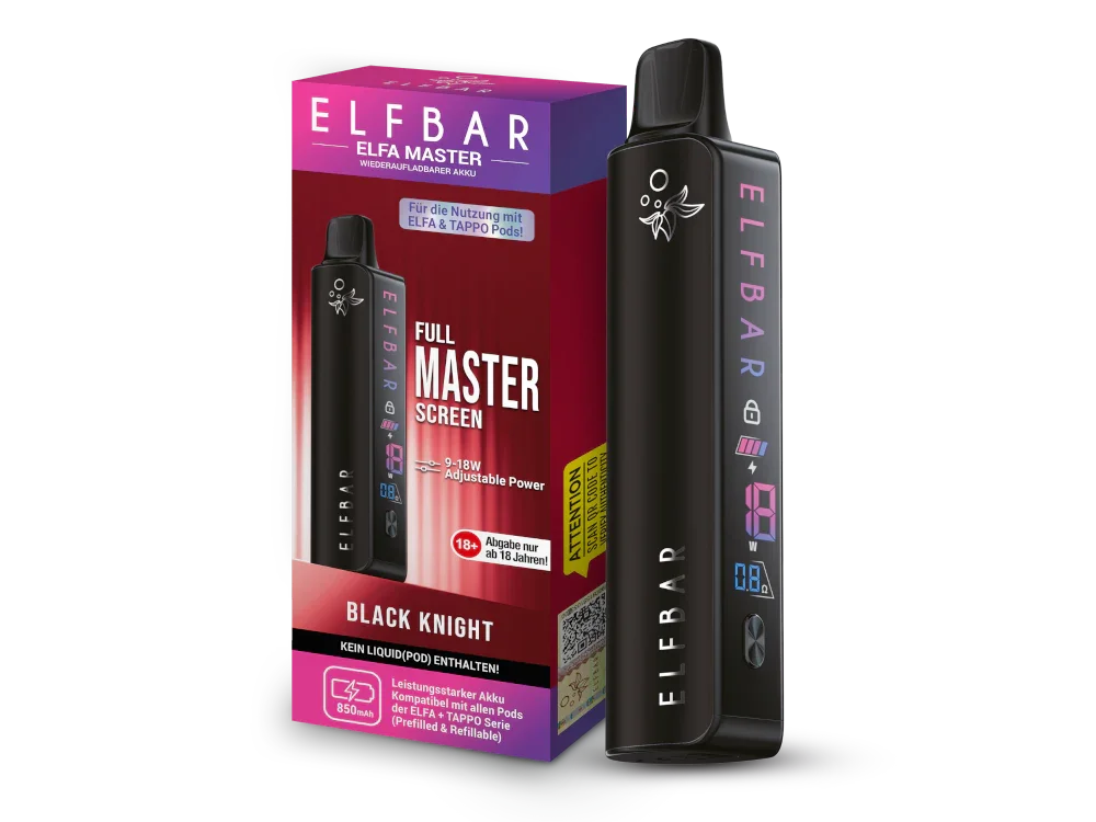 Elfbar - Elfa Master Akku 850 mAh Black Knight Preiswert