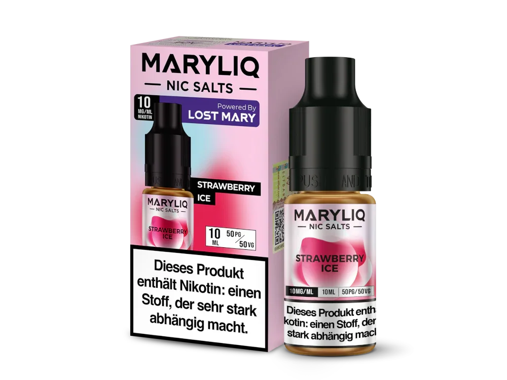 MARYLIQ - Strawberry Ice - Nikotinsalz Liquid 10 mg/ml Jetzt Kaufen