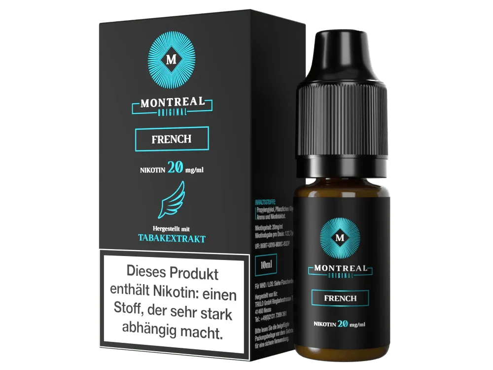 Montreal Original - French - Nikotinsalz Liquid 20 mg/ml 5er Packung Top-Angebot