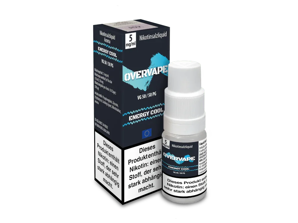 Letzte Chance Overvape - Energy Cool - Nikotinsalz Liquid 5 mg/ml