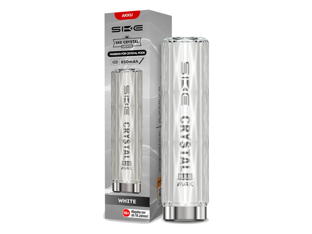 Bestpreis SKE - Crystal Plus MAX Akku 850 mAh weiß