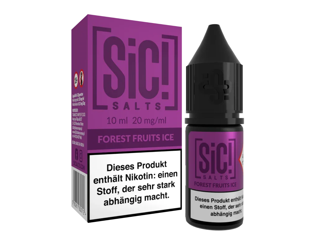 Super-Preis SiC! Salts - Forest Fruits Ice - Nikotinsalz Liquid 20 mg/ml