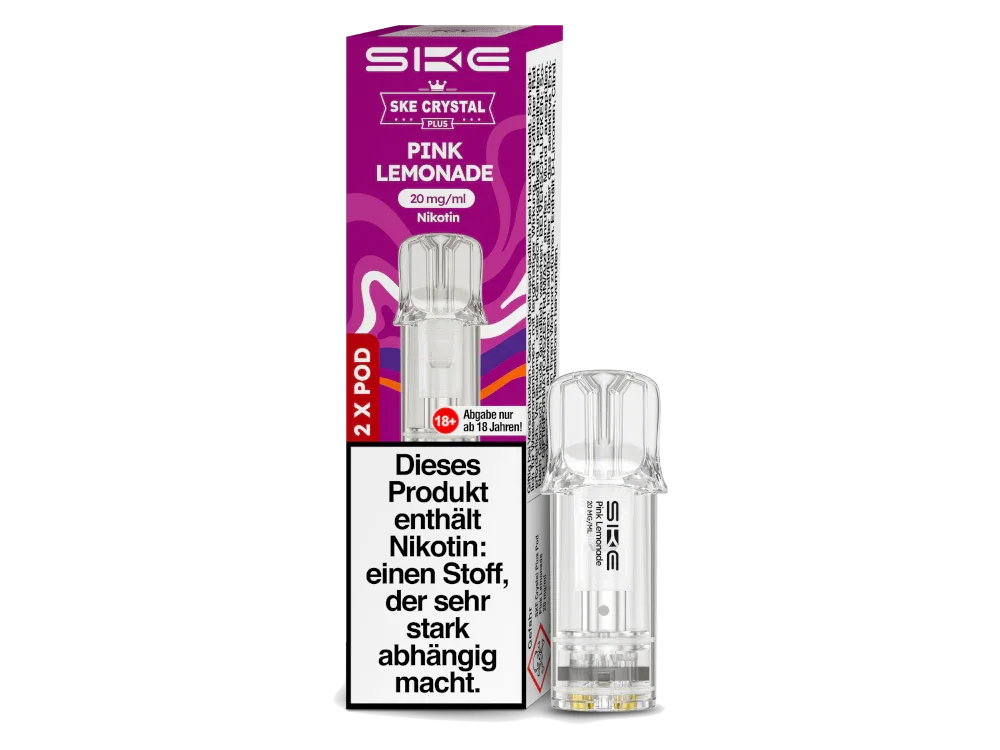 SKE - Crystal Plus Pod Pink Lemonade 20 mg/ml (2 Stück pro Packung) Preisknaller