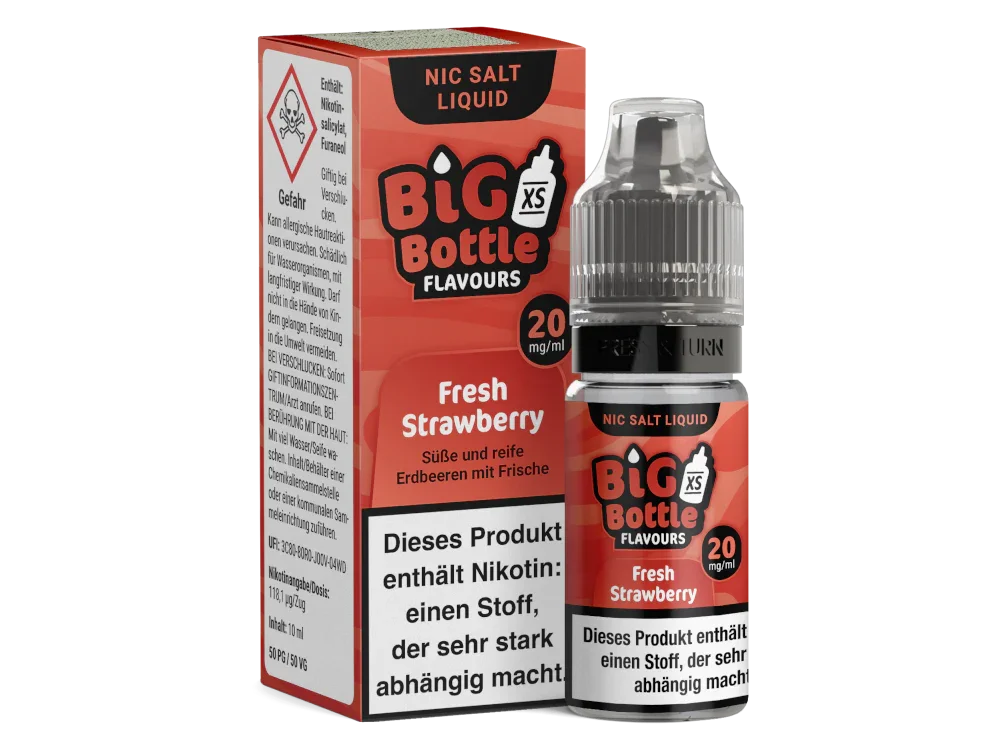 Must-Have Big Bottle - Fresh Strawberry - Nikotinsalz Liquid 20 mg/ml
