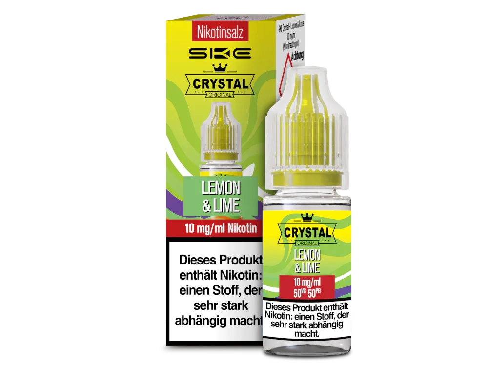 Must-Have SKE - Crystal - Lemon & Lime - Nikotinsalz Liquid 10 mg/ml 10er Packung