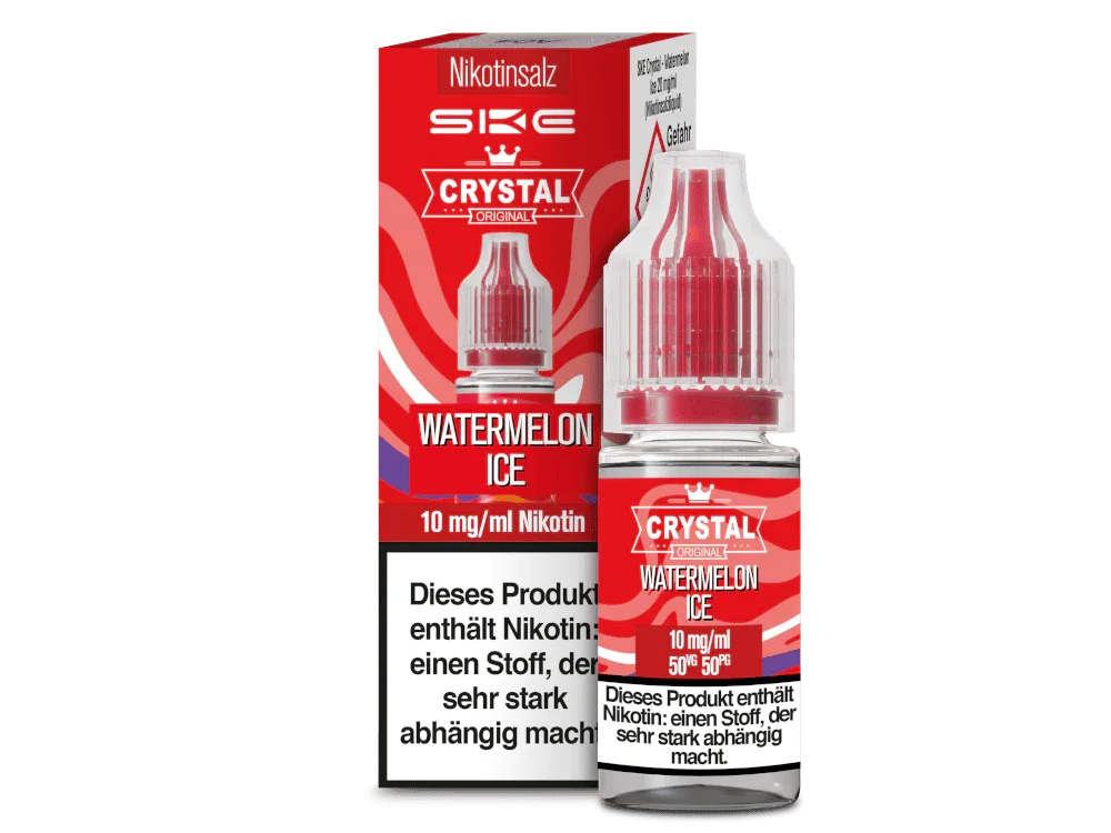 Direktkauf SKE - Crystal - Watermelon Ice - Nikotinsalz Liquid 10 mg/ml 10er Packung