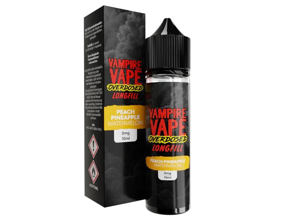 Vampire Vape - Overdosed - Aroma Peach Pineapple Watermelon 10 ml 10er Packung Jetzt Kaufen