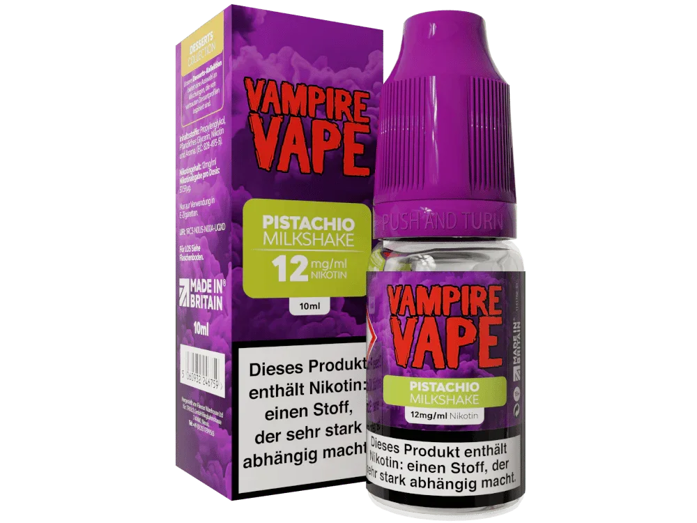 Vampire Vape - Dessert Collection - Pistachio Milkshake E-Zigaretten Liquid 12 mg/ml Letzte Chance