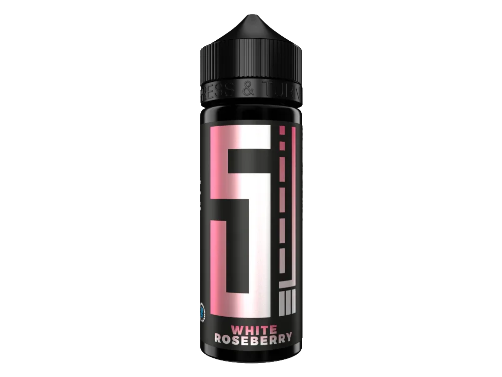 Gratis Versand 5EL - Aroma White Roseberry 10 ml 5er Packung