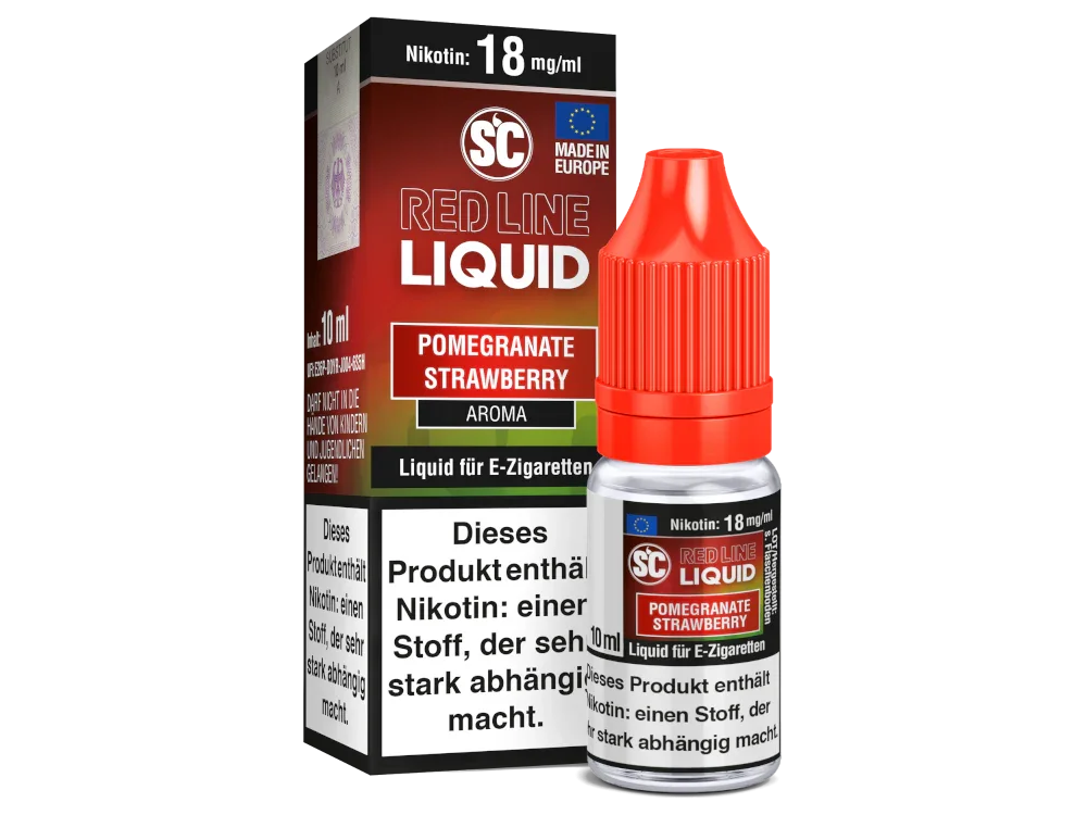 Expressversand SC - Red Line Nikotin - Pomegranate Strawberry 18 mg/ml