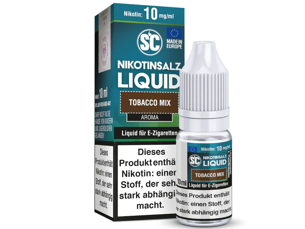 SC - Tobacco Mix - Nikotinsalz Liquid 10 mg/ml 10er Packung Versand Am Gleichen Tag