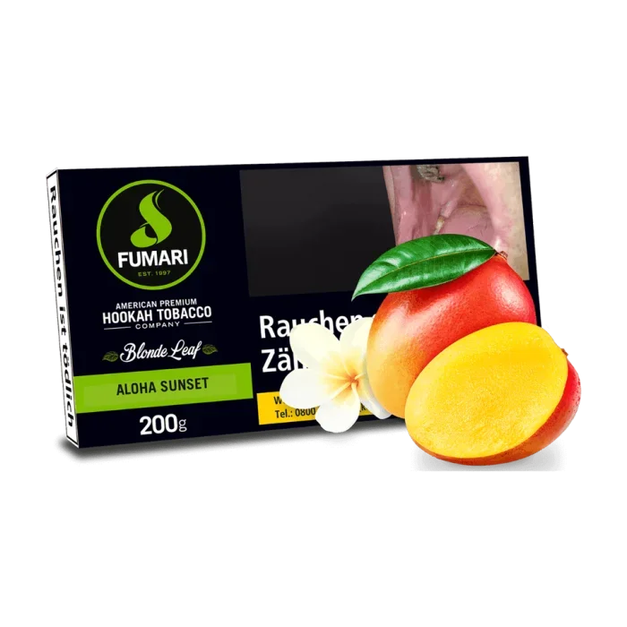 Preis Gesenkt Fumari Shishatabak - Aloha Mango / Aloha Sunset 200g