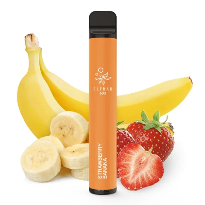 Elfbar 600 Einweg Vape - Strawberry Banana 2ml | 20mg/ml Rabatt