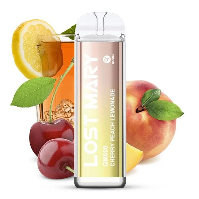 Sonderaktion Lost Mary QM600 Einweg Vape - Cherry Peach Lemonade 2ml | 20mg/ml