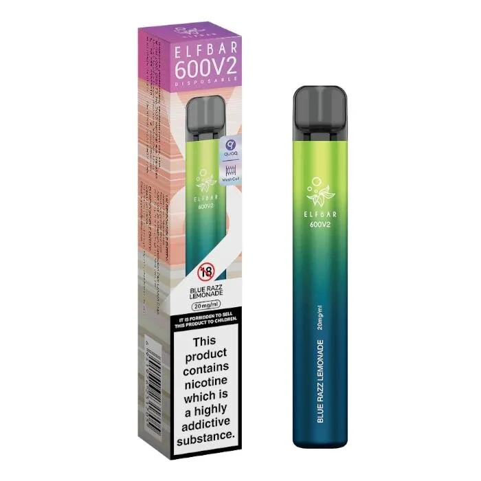 Elfbar 600 V2 Einweg Vape - Blue Razz Lemonade 2ml | 20mg/ml Mega-Angebot