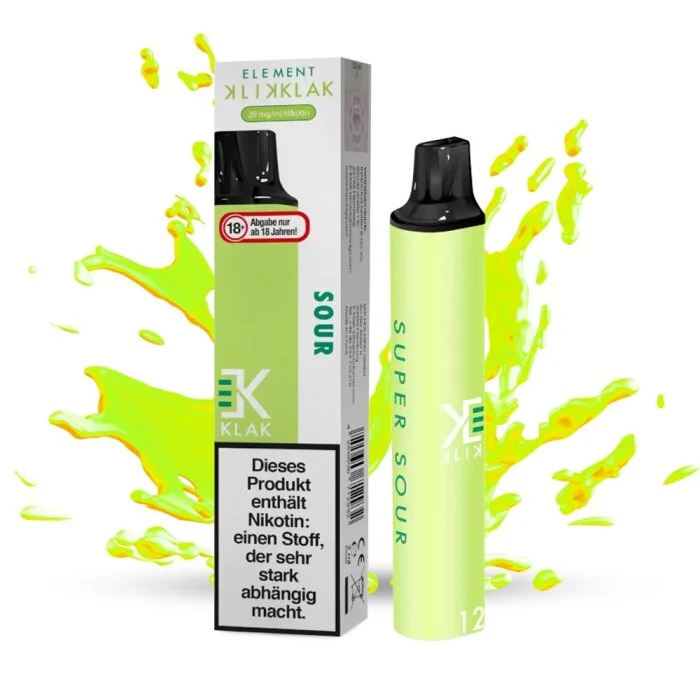 Neuheit Element Klik Klak Einweg Vape - Sour 2ml | 20mg/ml