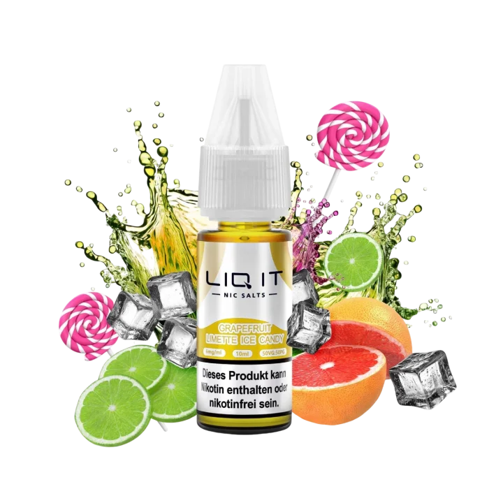 Schnäppchen Liq It Liquid - Grapefruit Limette Ice Candy Nikotinsalz 10ml | 6mg/ml