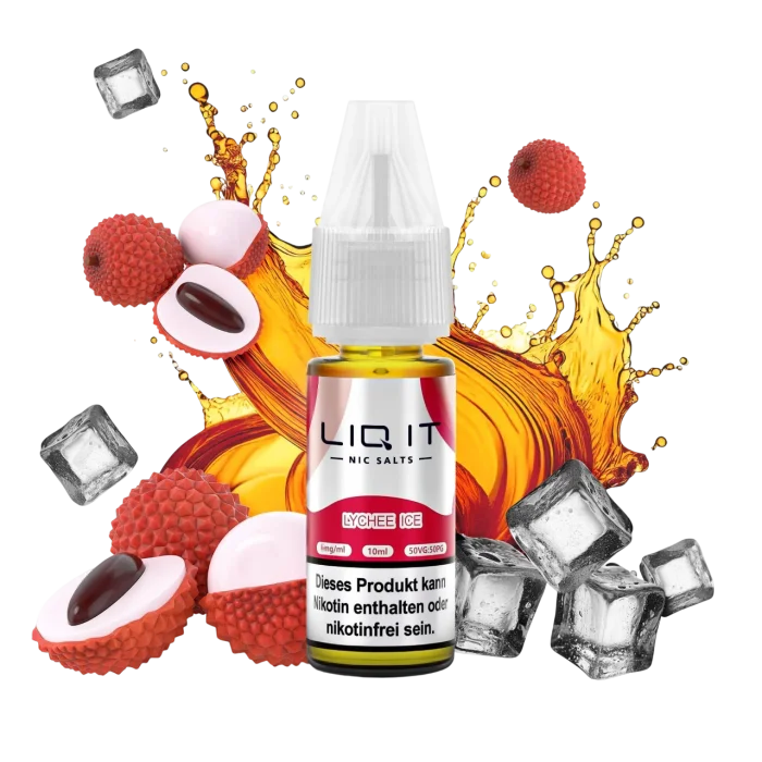 Kostenloser Rückversand Liq It Liquid - Lychee Ice Nikotinsalz 10ml | 12mg/ml