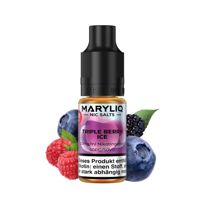 Kostenloser Versand Maryliq Liquid by Lost Mary - Triple Berry Ice Nikotinsalz 10ml | 20mg/ml