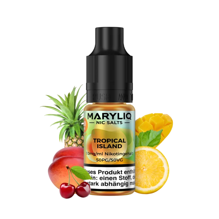 Maryliq Liquid by Lost Mary - Tropical Island Nikotinsalz 10ml | 10mg/ml Neu Im Sortiment