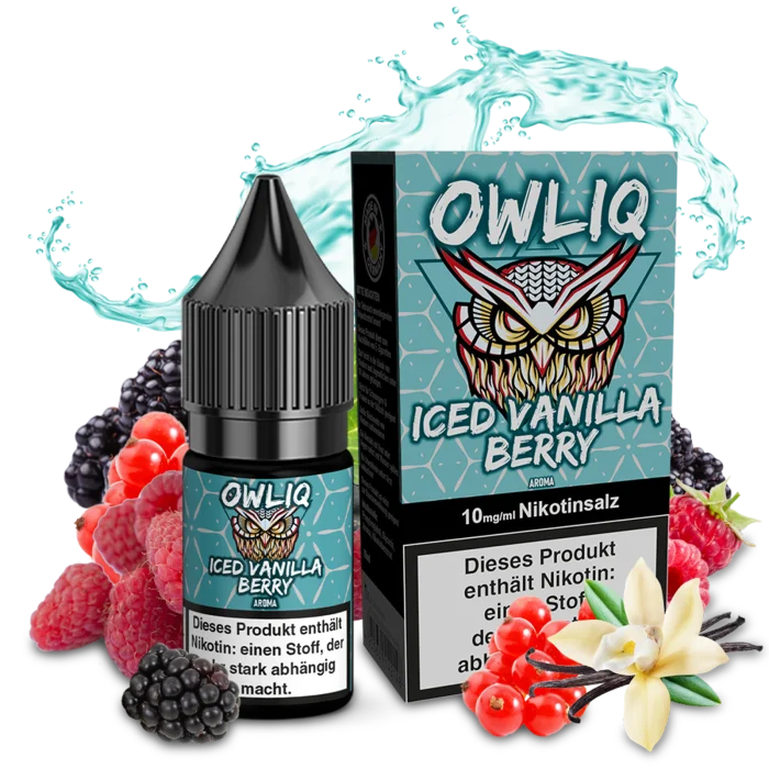 Neu Owliq Liquid - Iced Vanilla Berry Nikotinsalz 10ml | 10mg/ml