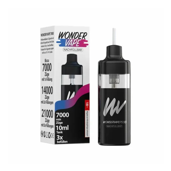 Kostenloser Rückversand Wondervape 7000 - Nachfüllbar