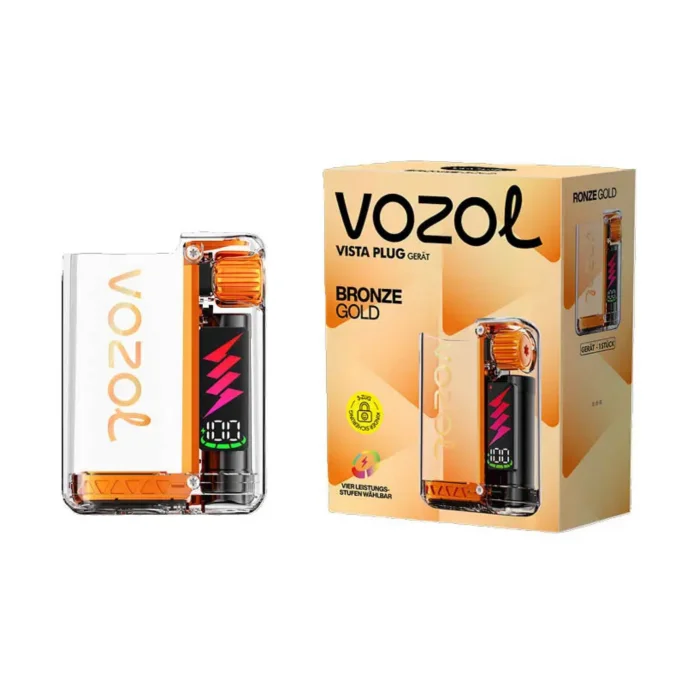 Vozol Vista Basisgerät (Akkuträger) - Bronze Gold | 600mAh Kracherpreis