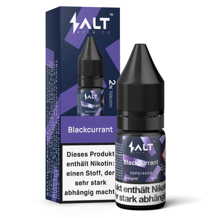 SALT Liquid - Blackcurrant Nikotinsalz 10ml | 20mg/ml Wochenendangebot