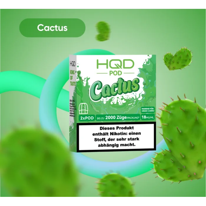 Highlight HQD Cirak 2 Prefilled Pod - Cactus 2x2ml | 18mg/ml