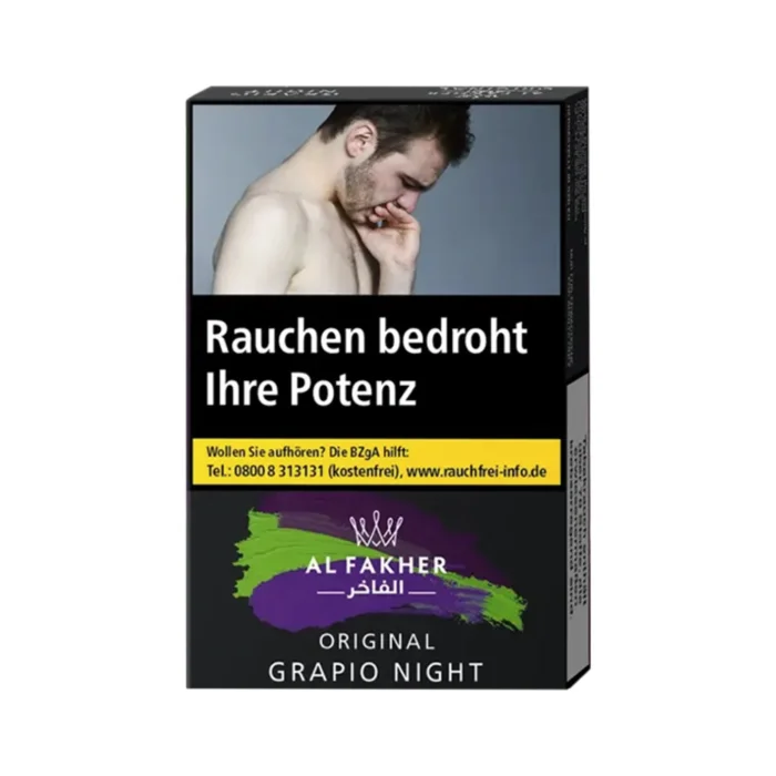 Al Fakher Shishatabak - Grapio Night 25g Preis Gesenkt