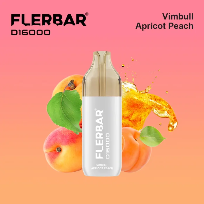 Flerbar D16000 - Red Bull Apricot Peach 20mg/ml (Bundle Pod+Akku) Meistverkauft