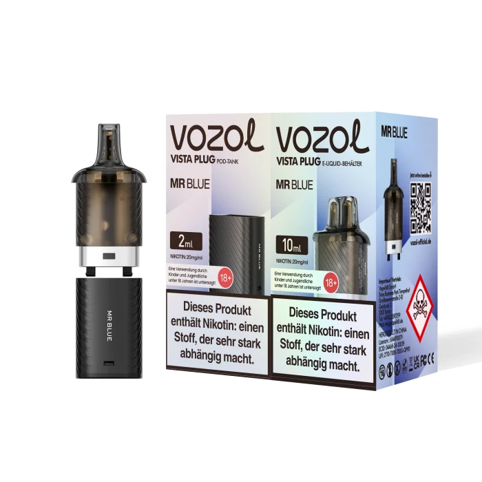 Begrenztes Angebot Vozol Vista Bundle (Pod + Verdampfer) - Mr. Blue | 20mg/ml