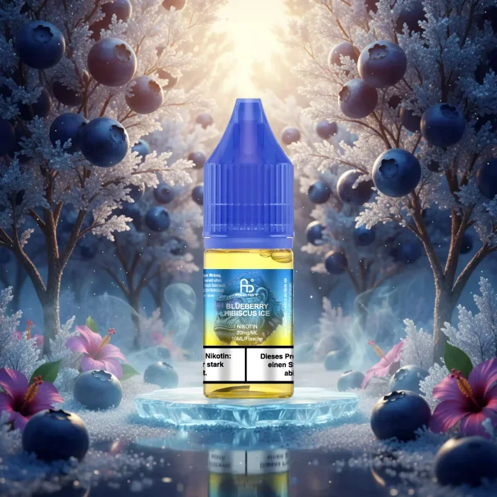 Kostenloser Rückversand RandM Tornado Liquid - Blueberry Hibiscus Ice Nikotinsalz 10ml | 20mg/ml