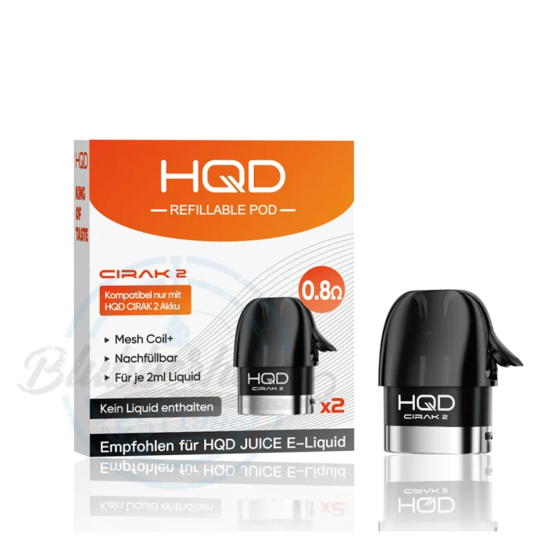 Direktkauf HQD Cirak 2 Refill Leer Pods – 0,8 Ohm bei blubberhaus.de