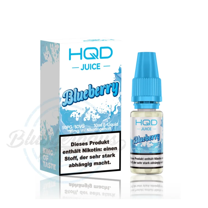 HQD JUICE E-Liquid Blueberry (18 mg/ml) – Fruchtiger Dampfspaß Meistverkauft