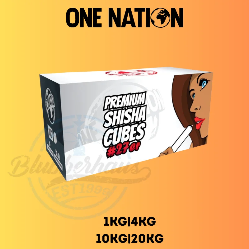 Top-Preis One Nation Shisha Kohle 27mm günstig kaufen – 1kg, 4kg, 10kg & 20kg