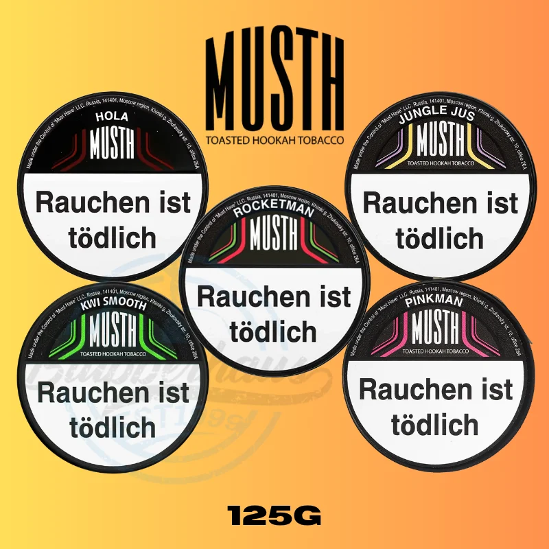 Top-Seller MustH Shisha Tabak 125g bei blubberhaus.de – Flexibel entdecken, fachkundig beraten
