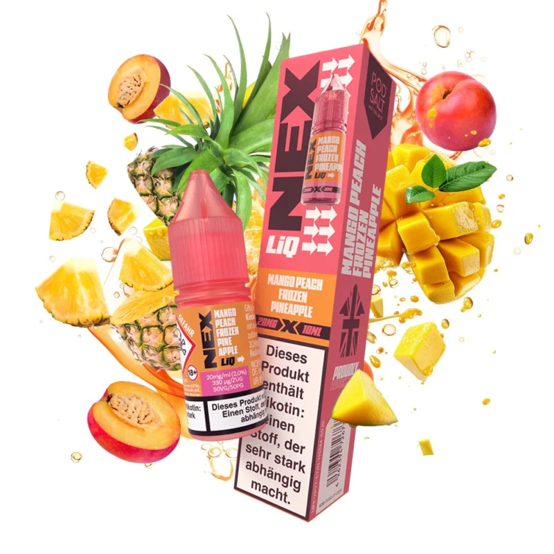 NEXLIQ - Mango Peach Frozen Pineapple Nikotinsalz Liquid Markenprodukt