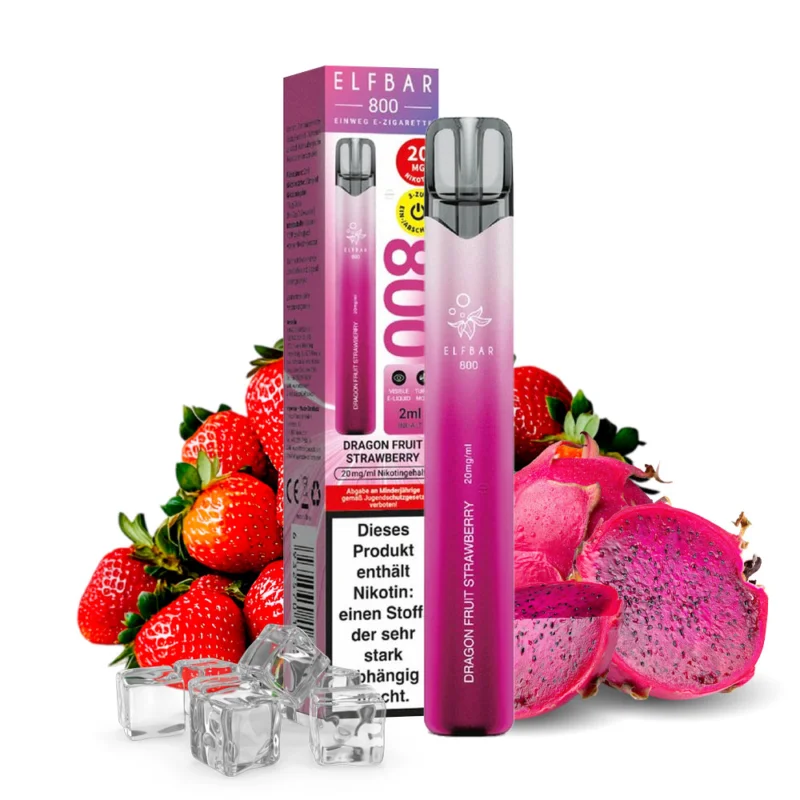 Top-Angebot ELFBAR 800 - Dragon Fruit Strawberry