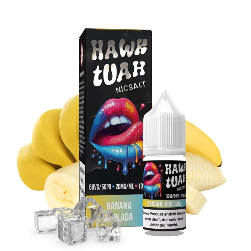 Zertifiziert HAWK TUAH - Banana Koolada Nikotinsalz Liquid