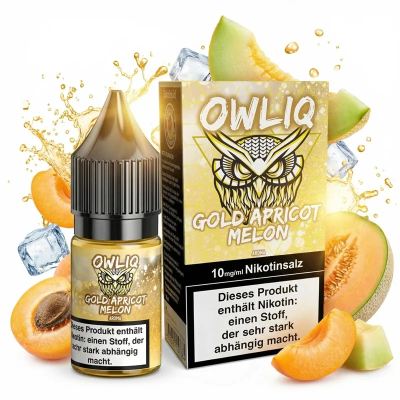 OWLIQ - Gold Apricot Melon Nikotinsalz Liquid Neuheit