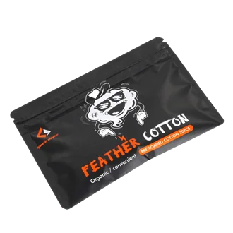 Garantierte Lieferung GeekVape Feather Cotton - Wickelzubehör - Wattestrang 20 Stk