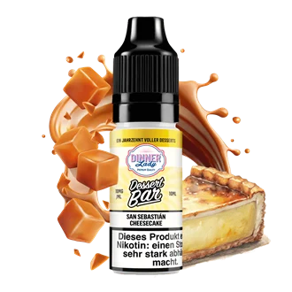 Dinner Lady Dessert Bar - San Sebastian Cheesecake - 10 ml Nikotinsalz Liquid Beliebt