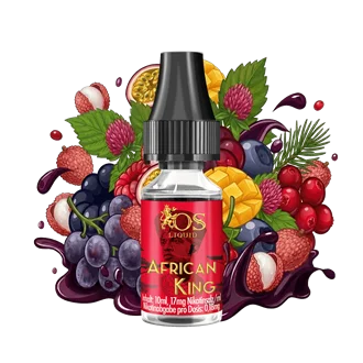 Neue Ware OS O's Tobacco - African King - 10 ml NikotinsalzLiquid