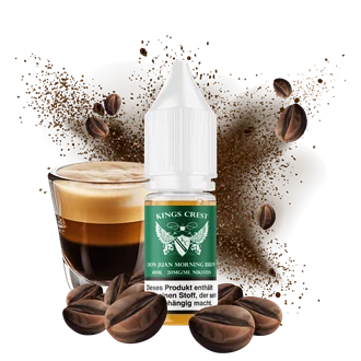 Preisknaller Kings Crest - Don Juan Morning Brew - 10 ml Nikotinsalz Liquid