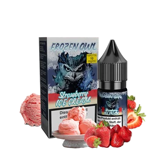 Neue Ware OWL Frozen - Strawberry Ice Cream - 10 ml Nikotinsalz Liquid